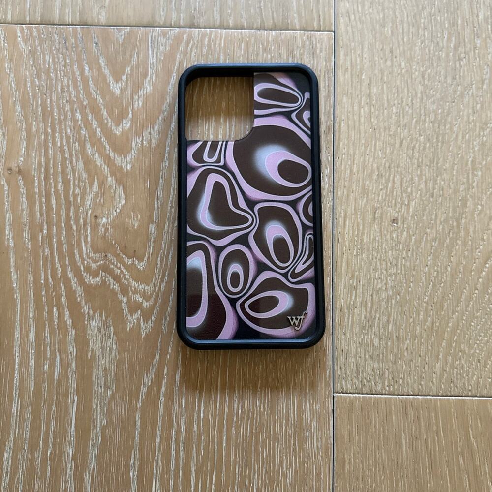 Wildflower - About Face iPhone Case in Black & Pink